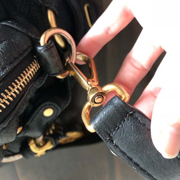 Michael Kors Black Tristan Medium Satchel - Picture 7 of 8